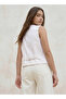 Cotton Denim Sleeveless Waistcoat with V-neck - 4