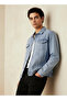 Men Flap Pocket Trucker Jacket