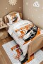 Sharp Bend Patterned Single Duvet and Pillowcase - 4