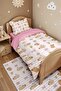 Rabbit and Capybara Patterned Single Duvet and Pillowcase - 4
