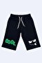 3-Piece Printed Detailed Wide-Legged Pocketed Boys' Capri Pants - 2