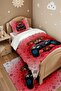 Red Gamer Patterned Single Duvet and Pillowcase - 4