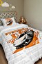 Sharp Bend Patterned Single Duvet and Pillowcase