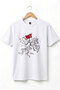 Unisex Moon Star Turkish Flag Horse Warrior Design Printed 100% Cotton Crew Neck Basic T-Shirt