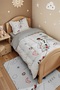 The Rhythm of Football Patterned Single Duvet and Pillowcase - 4
