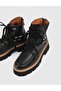 Rush Fur Genuine Leather Women's Black Boots - 2