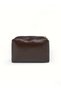 Aura Brown Zippered Faux Leather Makeup Bag |   Daily & Travel Organizer