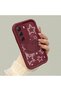 Shockproof Simple Maroon Silicone Phone Case Hello Kitty Compatible with Infinix Hot 60 Pro - 3