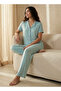 Pyjama Set Button-Down Shirt & Trousers