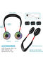 DX2612 Portable Neck Fans, Personal Rechargeable Head Fans for Face, Headphone Wearable USB - 9