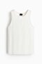 Slim Fit Ribbed vest top - 5