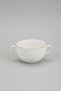 11 cm Porcelain Bowl with Handle, Gilded for 2 People – Modern and Decorative Tableware - 2