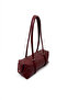 Elegans Faux Leather Women's Shoulder Bag Claret Red - 3