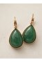 Aventurine Stone Drop Steel Earrings - 7