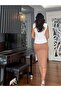 Camel High Waist Pencil Skirt - 5