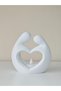 Decorative Heart Couple Figurine Night Light - Everlasting Love Lover's Gift Candle Holder (with Led Candle Gift) - 2