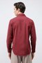Burgundy Comfort Slim Men's Shirt - 6