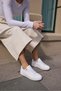 Zalvi̇ro Women's White Genuine Leather Sneaker - 2