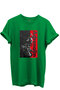 Motocross Freestyle Adrenaline Printed 100% Cotton Green Regular Fit T-Shirt