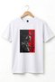 Motocross Freestyle Adrenaline Printed 100% Cotton White Regular Fit T-Shirt