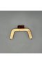 Premium Colored Wooden Knob Amber