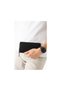 Genuine Leather Unisex Portfolio Wallet with Zippered Phone Compartment, Multiple Card Holders, and Wrist Strap - Black - 4