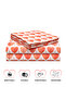 King Size Polycotton Bedsheet Set (3 Pieces) – 240x260 cm with 2 Pillow Cases (50x70 cm) - 3