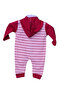 Adorable Comfort: "Little Angel" Hooded Zip Romper - 3