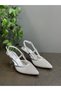 Women's Silver Stone Heeled Shoes Elise - 4