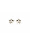 Flower Earrings with Pearls Silver - 2