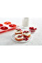 Red Silicone 6-Piece Donut Mold - 4