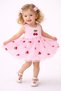 Baby Girl Cherry Embroidered Skirted Tulle Dress 0-18 Months Summer Cotton Stylish Daily & Special Occasion Dress - 5