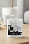 هدية مطبوعة عليها The Docfather لموظفي الطب والرعاية الصحية، منفضة سجائر بدون رائحة بغطاء من السيراميك - 2