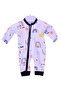 Cheerful Skies: Rainbow & Sun All-Over Print Zip Romper - 2