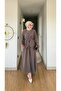 بدلة كرينكل مزدوجة الصدر مع تفاصيل ربط مفصلة - 2
