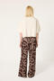 Elastic Waist Jacquard Pants - 5