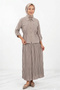 Levidor Tunic Skirt Set 131049 Stone