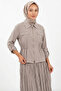 Levidor Tunic Skirt Set 131049 Stone - 4