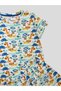 Boys 100% Cotton Safari Elephant Giraffe Lion Bird Patterned Short Sleeve Shorts Summer Pajama Set - 3