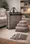 Set of 7 Premium Shoe Organizers with 6 Compartments I Bohem 6-Piece Suitcase Organizer Set