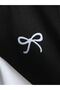 Girl's 3-Piece Advantageous Pack Minimal Bow Printed Combed Cotton T-Shirt - 3