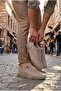 Noka Champ Comfortable Memory Foam Insole Linen Sneaker Men's Shoes - 2