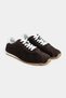 Ladin Bitter Brown Suede Leather Flat Sole Lace-Up Women's Sports Shoes - 4