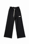 Girl's Palazo Model Black Sweatpants – Compact Combed Cotton 2 Yarns for Comfortable Daily Use - 4