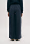 Women's Wide Leg Lace-Up Solid Color Trousers - 5