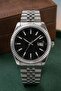 Varios Black Dial Silver Case Premium Men's Wristwatch with Calendar - 2