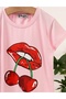 Tricou Cirese, model roz - 2