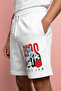Premium 100% Cotton Oversize Minimal Design Unisex Shorts and T-Shirt Two-Piece Set - 5