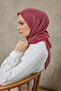 وشاح تينسل مونار بنمط متاهة بلون الكرز 90×90 - 2