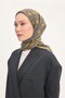وشاح تينسل مونار بنمط ربيعي أصفر 90×90 - 2